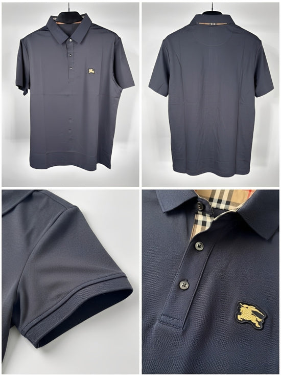 Burberry Polo Style T-Shirt -Blue