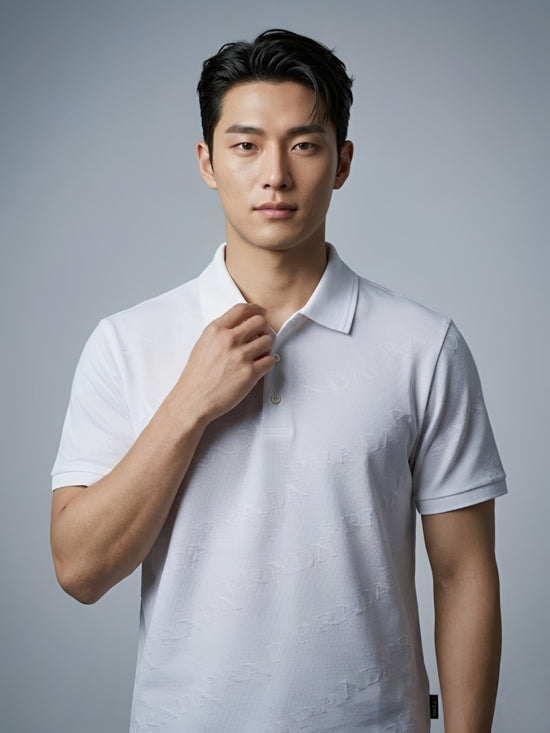 Prada Polo Style T-Shirt -White