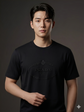 Prada Round Neck T-Shirt -Black
