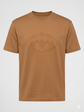 Prada Round Neck T-Shirt -Yellow