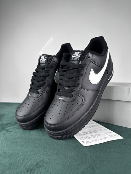 Nike Air Force 1 Black with White tick