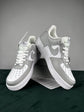 Nike Air Force 1 Swoosh White Red Grey
