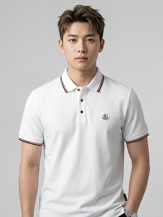 Moncler polo style T-shirt -White