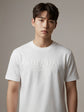 Prada Style Round Neck T-Shirt -White