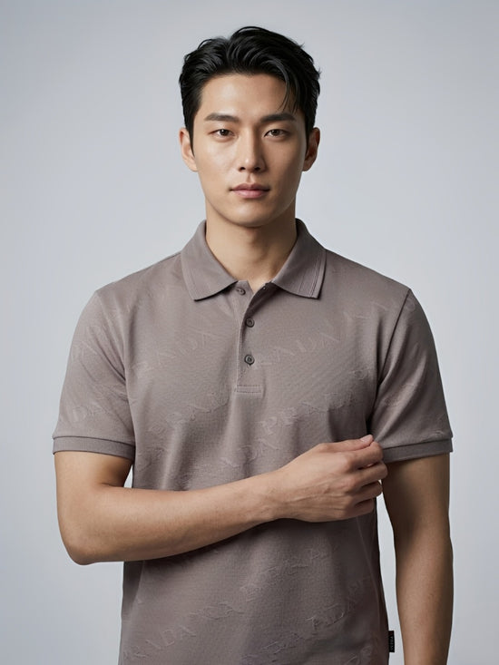 Prada Polo Style T-Shirt -Beige