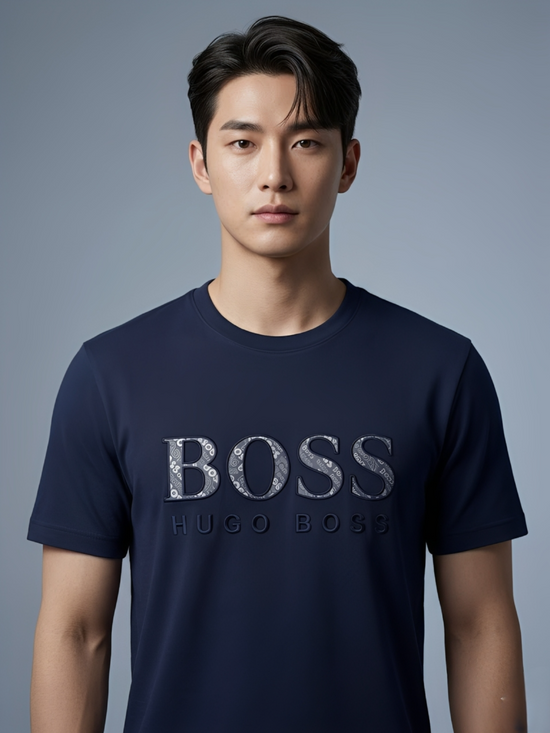 Hugo Boss Round Neck T-Shirt -Blue