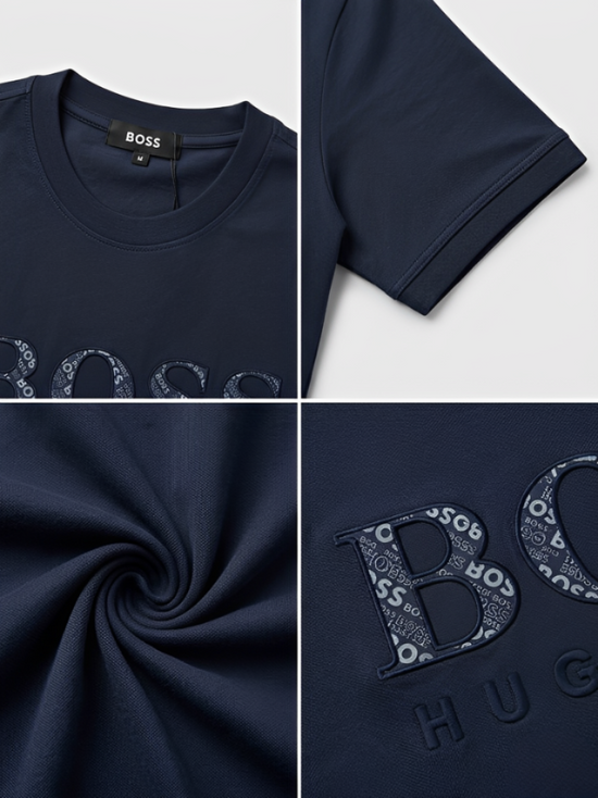 Hugo Boss Round Neck T-Shirt -Blue
